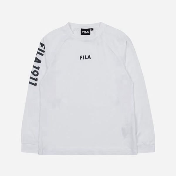 Camisetas Fila Rapaz Branco - Fila Aurora Crew Neck L/S En Portugal,PJCS-64902